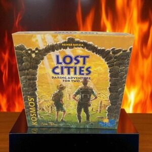 Lost Cities Daring Adventure Board Game Rio Grande Kosmos‎ 1999 100% Complete